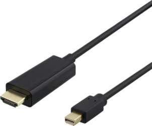 Deltaco, Mini DP/HDMI, 2 m