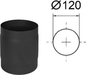 Dūmvada nipelis -/- Akvilon D120 mm