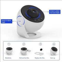 Galaxy Projector Night Light Star Projector