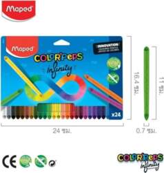 Krītiņi - MAPED - Colorpeps Infinity