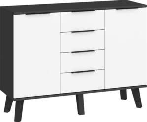 Kumode Sven 2D4S, melna/balta