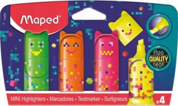 Maped Pixel Fluo mini marķieri, 4