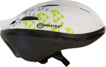 Master Flash S velosipēda ķivere balta