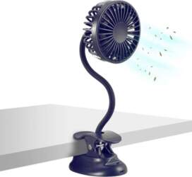 Mini galda ventilators ar ārējo akumulatoru