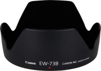 Objektīvs Canon EW-73B objektīva pārsegs, Juoda