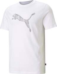 Puma T-Krekls Cat Basic Tee White