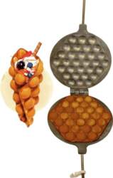 Vafeļu panna Migiris Bubble