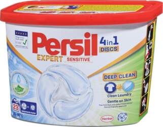 Veļas kapsulas Persil Expert Discs Sensitive