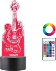 3d Led nakts lampa — ģitāra