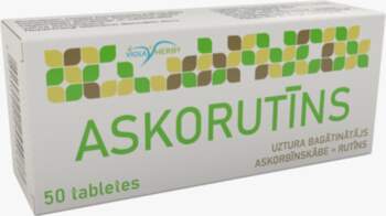 Askorutīns Violaherb, 50 tabletes