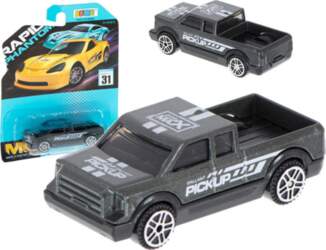 Auto - pikaps 7cm, pelēks