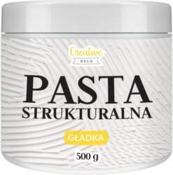 Creative Deco strukturālā pasta gluda balta