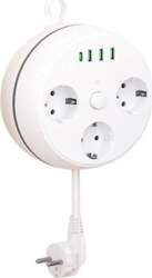 Daudzfunkcionāls pagarinātājs 5 m + USB