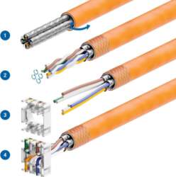 Deleycon 12x mini keystone cat 6a