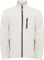 Divslāņu jaka Softshell, balta