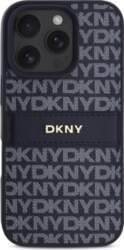 DKNY PU Leather Repeat Pattern Tonal