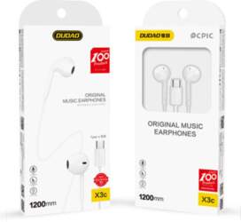Dudao X3C, USB Type-C, balts