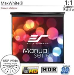 Elite Screens Manual Pull-Down Projector Screen
