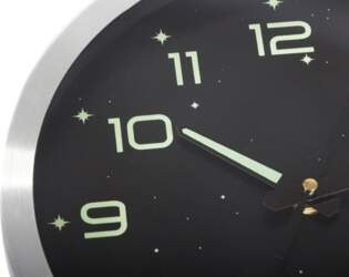 Fluorescent large fluorescent wall clock light