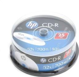 HP CD-R, 25 gab.