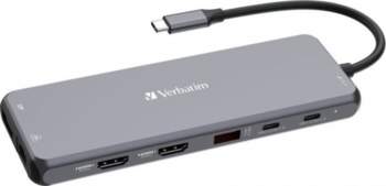 Hub multiport USB-C Pro VERBATIM -