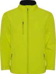 Jaka vīriešiem Softshell, dzeltena, S