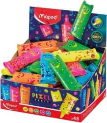 Maped Pixel Fluo mini marķieris, zils