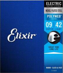Stīgas el. ģitārai Elixir 12000 Polyweb