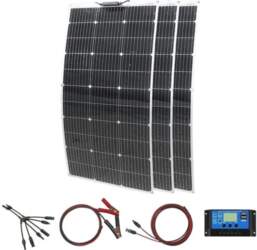 300 W elastīgs saules modulis ar