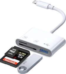 3in1 SD/TF/USB adapteris, 480Mbps pārraide