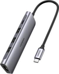 Adapter 5in1 UGREEN Hub USB-C to