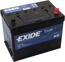 Akumulators EXIDE Excell EB704 70Ah 540A