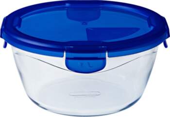 Apaļa kaste ar vāku - PYREX