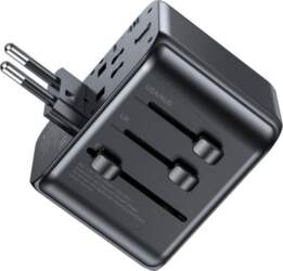 AWEI UNIVERSĀLS CEĻOJUMA LĀDĒTĀJS 2XUSB 3XUSB-C