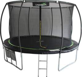 Batuts Lean Sport 426 cm, melns