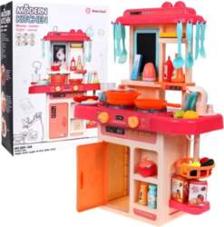 Bērnu virtuve Modern Kitchen, rozā