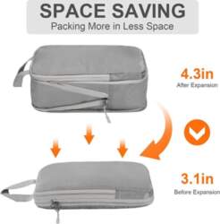 Čemodāna organizators Compression Packing Cubes, 3