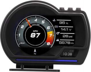 Dators automašīnai hud, obd2 + gps