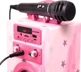Dynasonic karaoke ar 2 mikrofoniem Bluetooth