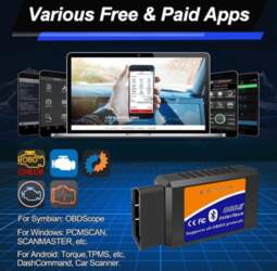 Edasion OBD2 Bluetooth kodu nolasītājs