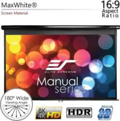 Elite Screens Manual Pull-Down Projector Screen