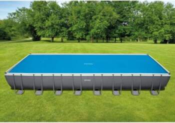 Intex solārais baseina pārsegs, zils, 960x466