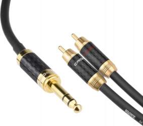 Kabelis 6,3 Jack stereo -