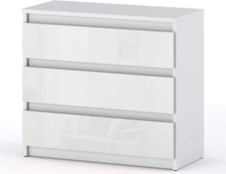 Kumode 80 cm balta