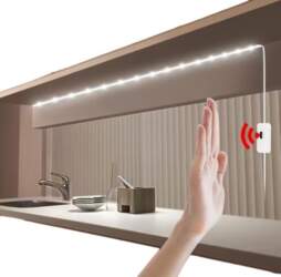 LED lente ar kustības sensoru, 5