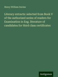 Literary extracts: selected from Book V
