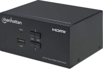 Manhattan KVM Switch HDMI USB 2x1