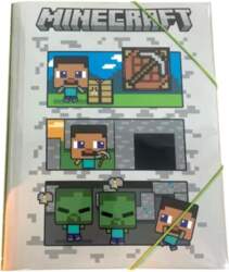 Minecraft A4 izmēra elastīga mape