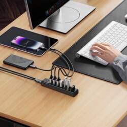 Orico PW7U-U3 hub 7x USB-A 3