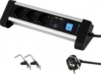 Pagarinātājs Electraline 62553 USB 2 m